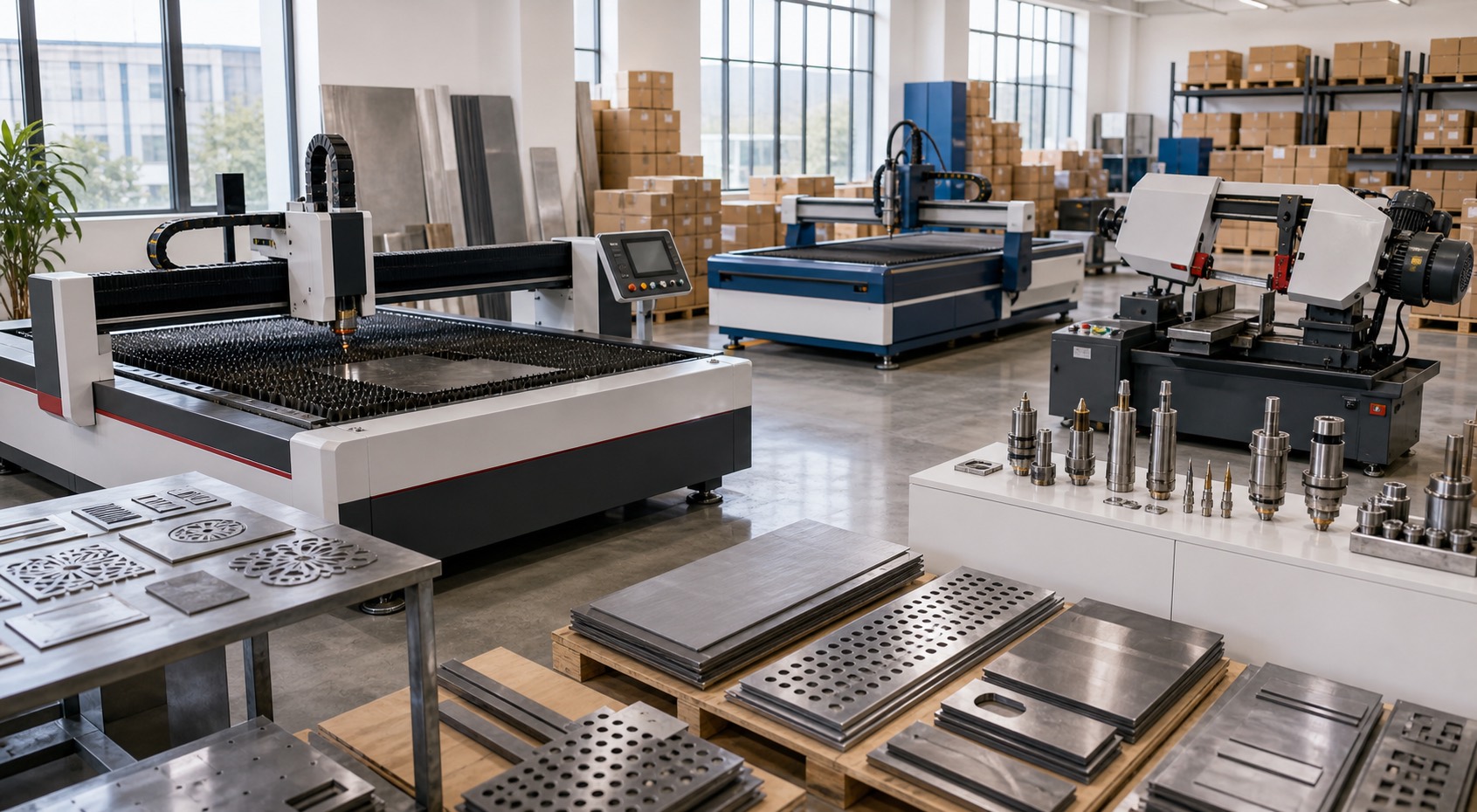 Machinery products and export cartons for other sourcing services